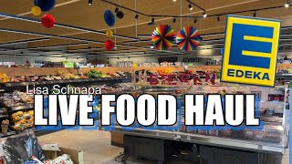 LIVE FOOD HAUL | EDEKA | SCHOKOLADE 🍫 IST SO TEUER GEWORDEN OHA