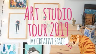 ART STUDIO TOUR 2019: where I work every day as a freelance illustrator