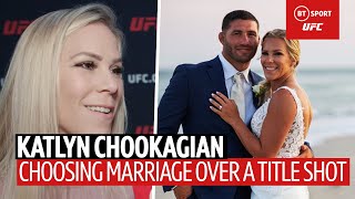 Katlyn Chookagian on choosing a wedding over a title shot!