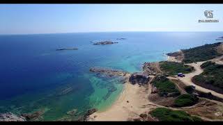 Tigania Beach Halkidiki / Παραλία τηγάνια  - Ξεκάθαρα η πιο Εξωτική παραλία της Χαλκιδικής.drone 4K