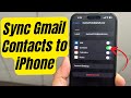 How to Sync Gmail Contacts to iPhone