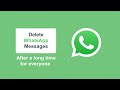 How to Delete WhatsApp Messages for Everyone after a Long Time in 2021 (Works on new update)