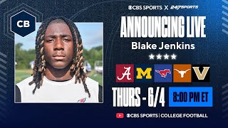 LIVE: 4-star CB Blake Jenkins Set to Announce College Commitment | No. 9 CB in Texas
