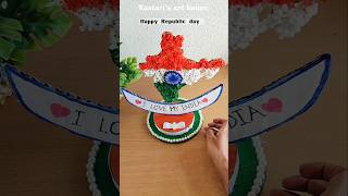 Republic day special craft idea #diy#craft#republicday#cardboardcraft#loveindia#shorts#youtubeshorts