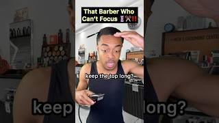 Barbers, y'all need to FOCUS!! 💈✂️🤣 #comedy #shorts #funny