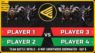 WC3 - 4-Way Anonymous Showmatch - Day 6 - Team Battle Royale