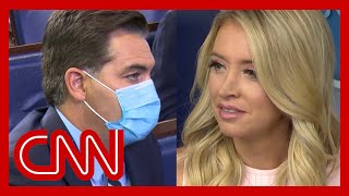 Acosta to McEnany: Why not have the guts to trash Fauci with your own names?