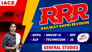 RRR - RAILWAY RAPID REVISION | 28th NOVEMBER | Useful For All Railway Exams | IACE