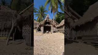 Pointy roof #film #filmcamera #camera and coconut tree