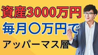 資産3000万円を貯めるのに毎月いくら投資をすればよいか