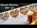 Tazaheen Henna Classes Day 17 ||Learn Detailed Henna with Tazaheen Henna Classes 2023