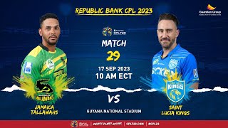 LIVE | Jamaica Tallawahs vs Saint Lucia Kings | CPL 2023