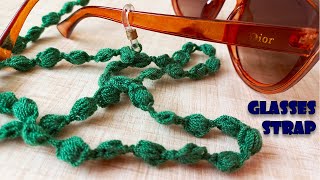 eye glasses strap crochet tutorial | how to crochet eye glasses strap