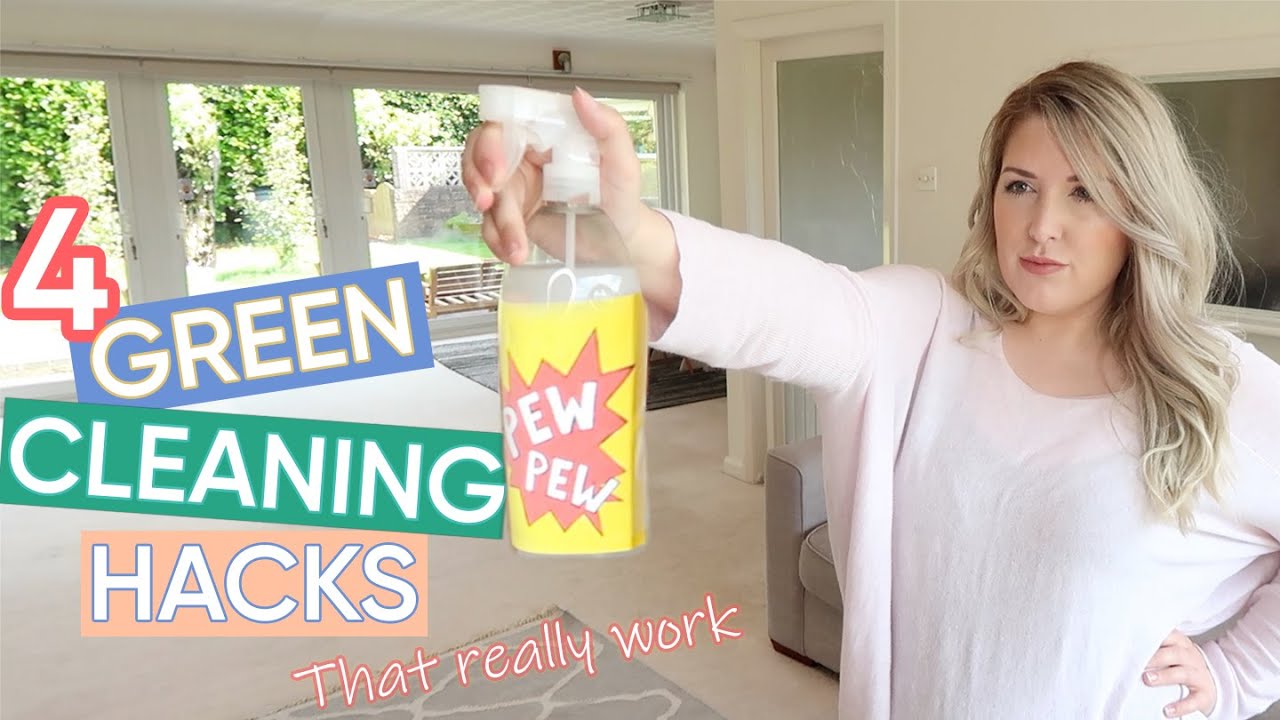 The Top 4 Homemade Green Cleaning Hacks | Channel Mum - YouTube