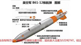 美国B61-12核弹对付谁？打击精度30米 目标一个俄罗斯一个是中国