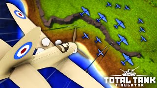 Huge BOMBING RAIDS!? TTS WW2 The Battle of Britain! Total Tank Simulator Gameplay!