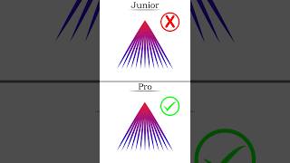 😎Junior VS Pro- illustrator shorts tricks😎 #easy #tricks #adobeillustrator #shorttricks #howto #yt