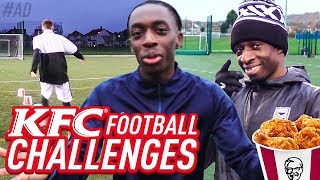 KFC FOOTBALL CHALLENGES WITH MINIMINTER AND TBJZL!!!