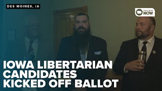 Congressional Libertarian candidates kicked off November ballot in Iowa