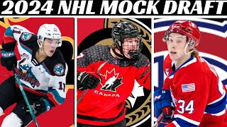 2024 NHL Draft Lottery Simulation - 2024 NHL Mock Draft (Top 10)