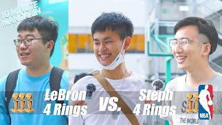 Steph Curry 4 Rings vs. LeBron 4 Rings | Historical Legacy Debate | Street Interview