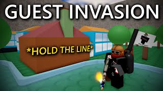 GUEST INVASION in Roblox Noobs in Combat