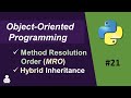 Object Oriented Programming Python | MRO in Python | Method Resolution Order | Hybrid Inheritance