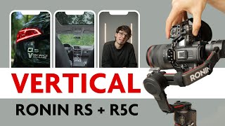 What the DJI RS3 should have looked like // Vertical shooting with Canon R5C