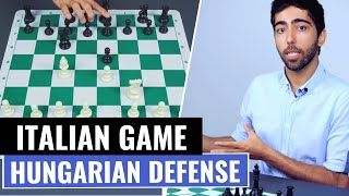 The Hungarian Defense | A Rare Option in the Italian Game | IM Alex Astaneh