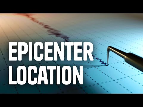 How is an epicenter located?