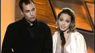Angelina Jolie Wins Best Supporting Actress Motion Picture - Golden Globes 2000