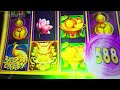 triple pop 4 coins trigger mega feature fun new dragon trio slot machine by light and wonder