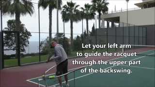 One-handed Topspin BackHand mastering with the TST