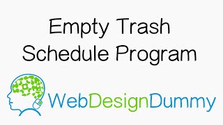 Empty Trash Program using Launchd and Applescript on a Mac