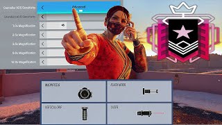 *NEW* BEST CONSOLE SETTINGS/SENSITIVITY + ATTACHMENTS - Rainbow Six Siege Controller Champion
