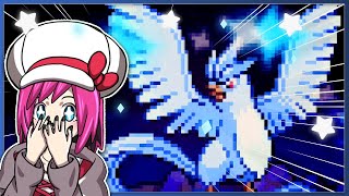 SUCH A STRUGGLE! THE SHINY ICEBIRD ARTICUNO✨ (LIVE REACTION) POKEMON HGSS ✨