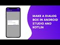 Make an AlertDialog in Android and Kotlin
