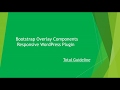 Bootstrap Overlay Components - Responsive WordPress Plugin