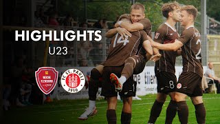 Sehenswerter Freistoßtreffer eröffnet Torreigen: Die Highlights von Weiche Flensburg 08 - FCSP U23