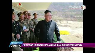 Kim Jong Un Tinjau Kompetisi Tentara Khusus Korut