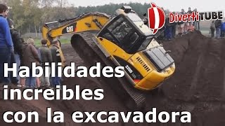 Habilidades increibles con la excavadora