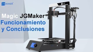 JGMaker Magic Funcionamiento y Conclusiones