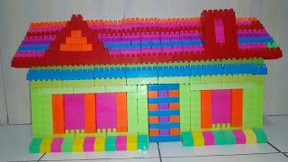 how to make a lego house, membuat rumah lego, Mainan Anak, bermain Lego, lego block, mainan lego
