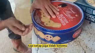 SUSAHNYA MENEMUKAN UJUNG SELOTIP TUTUP ROTI KALENG !!!