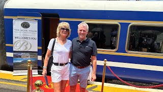 The Blue Train from Pretoria to Cape Town in South Africa, a 994 mile, 50 hour journey.