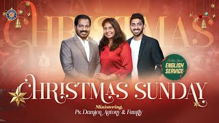 Christmas Sunday Service (English) | Ps. Damien Antony \u0026 Family | Blessing Today | 22 December 2024