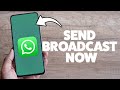 How To Send A Broadcast Message On WhatsApp 2025 (iPhone & Android)