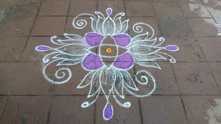 Panguni matha daily kolam // Simple rangoli // Easy kolam // Latha kolam