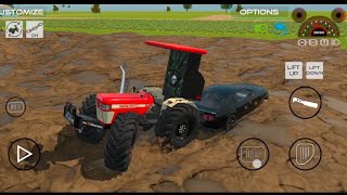 Mustang vs Swaraj tractor | indian vehicles simulator 3d