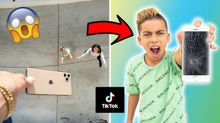 Recreating VIRAL TikToks Challenge! GONE WRONG... | The Royalty Family
